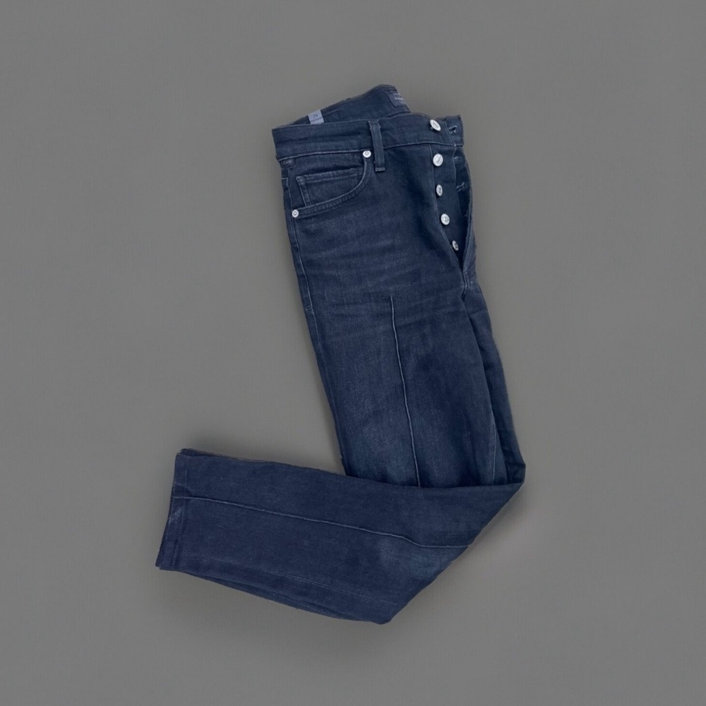 Citizens of Humanity Olivia high rise slim ankle Jean in black size 25 - Picture 2 of 9